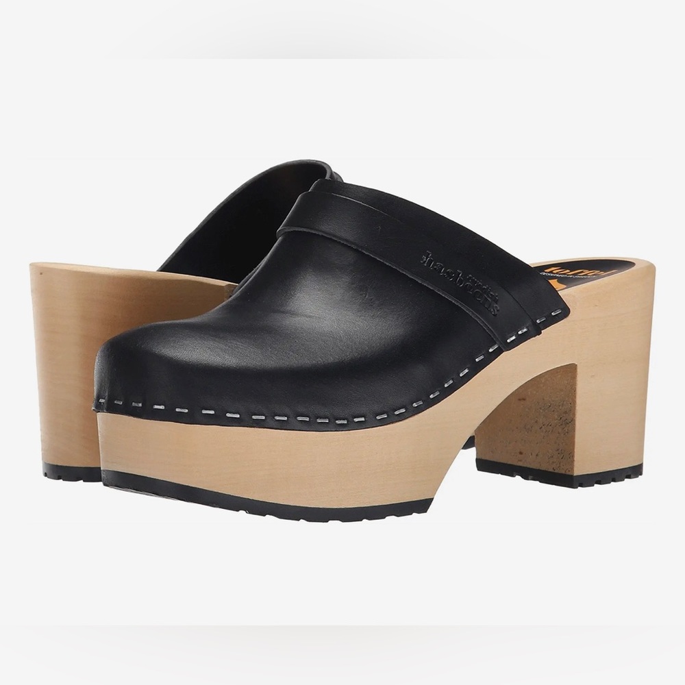 Swedish Hasbeens Louise Clogs size 40